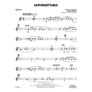 Unforgettable (arr. Roger Holmes) - Trumpet 2