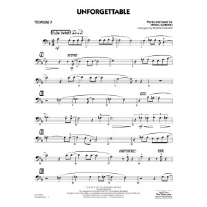 Unforgettable (arr. Roger Holmes) - Trombone 3