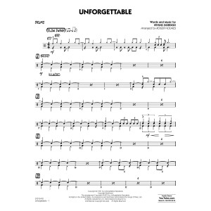 Unforgettable (arr. Roger Holmes) - Drums
