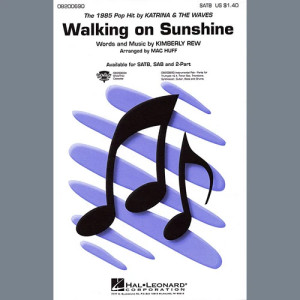 Walking on Sunshine (arr. Mac Huff) - Bb Trumpet 1