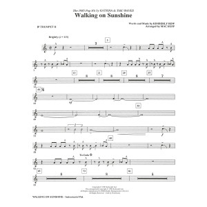 Walking on Sunshine (arr. Mac Huff) - Bb Trumpet 2