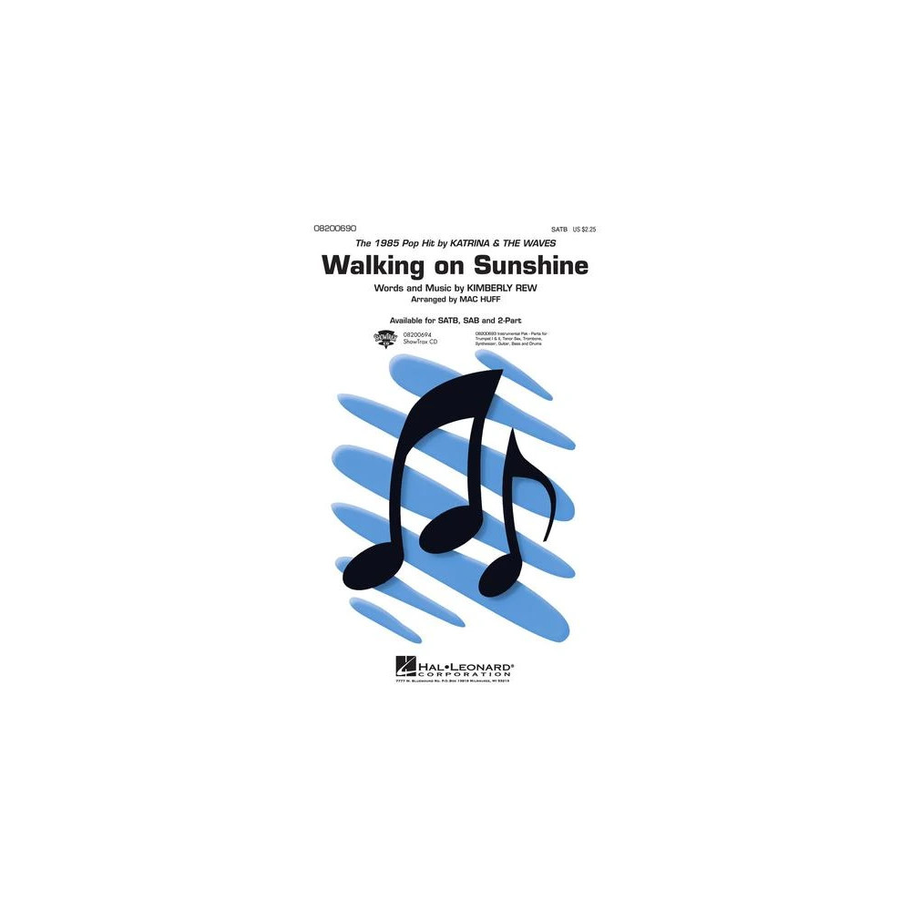 Walking on Sunshine (arr. Mac Huff) - Bb Tenor Saxophone