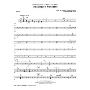 Walking on Sunshine (arr. Mac Huff) - Drums