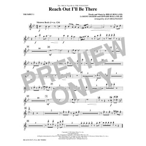 Reach Out I'll Be There (arr. Alan Billingsley) - Trumpet 1