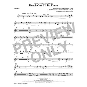 Reach Out I'll Be There (arr. Alan Billingsley) - Trumpet 2