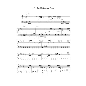 To The Unknown Man