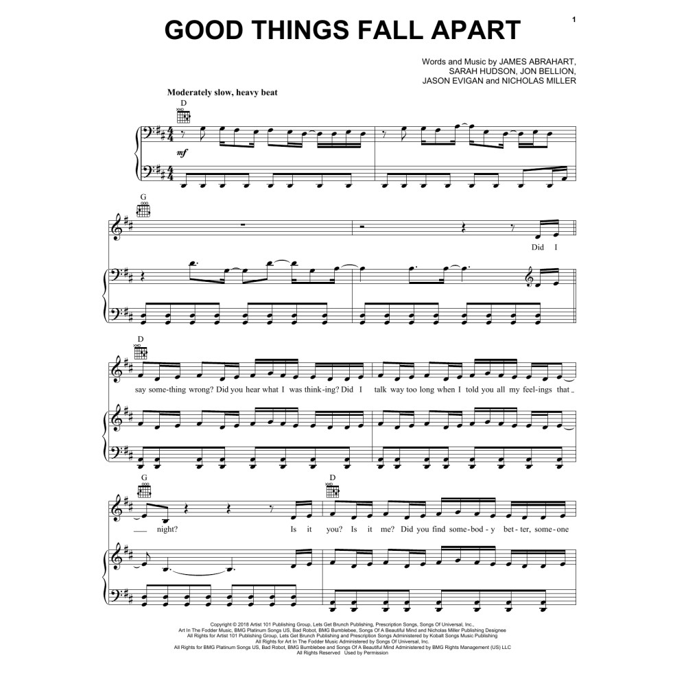 Good Things Fall Apart