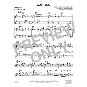 Manteca (arr. Mike Tomaro) - Sample Solo - Alto/Bari Sax