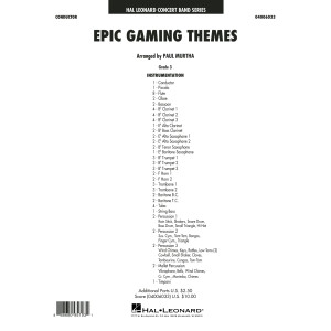 Epic Gaming Themes - Conductor Score (Full Score)