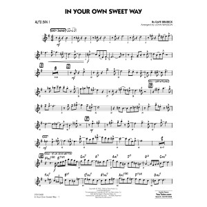 In Your Own Sweet Way (arr. John Wasson) - Alto Sax 1