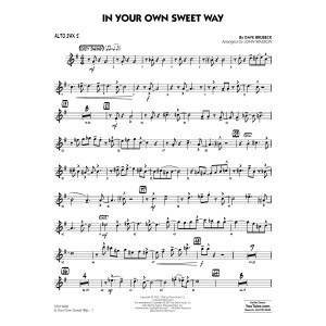 In Your Own Sweet Way (arr. John Wasson) - Alto Sax 2