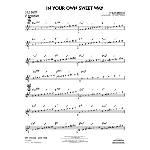 In Your Own Sweet Way (arr. John Wasson) - Eb Solo Sheet