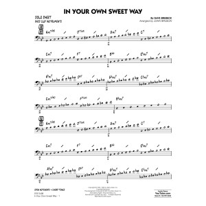 In Your Own Sweet Way (arr. John Wasson) - Bass Clef Solo Sheet
