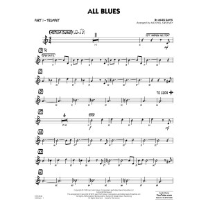 All Blues (arr. Michael Sweeney) - Part 1 - Bb Trumpet