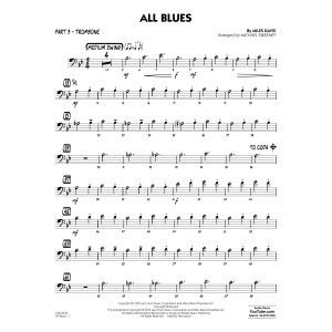 All Blues (arr. Michael Sweeney) - Part 3 - Trombone