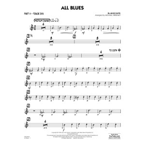 All Blues (arr. Michael Sweeney) - Part 4 - Bb Tenor Sax