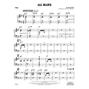 All Blues (arr. Michael Sweeney) - Piano