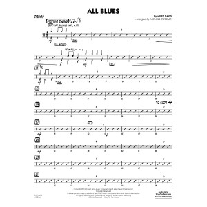 All Blues (arr. Michael Sweeney) - Drums