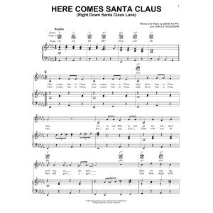Here Comes Santa Claus (Right Down Santa Claus Lane)