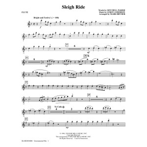 Sleigh Ride (arr. Mark Brymer) - Flute
