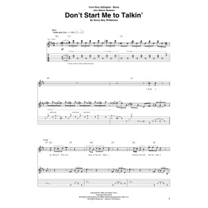 Don't Start Me To Talkin'