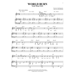World Burn (Solo Version) (from Mean Girls: The Broadway Musical)