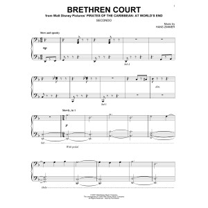 Brethren Court (from Pirates Of The Caribbean: At World's End) (arr. Carol Klose)