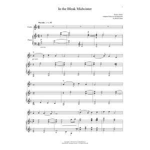 In The Bleak Midwinter