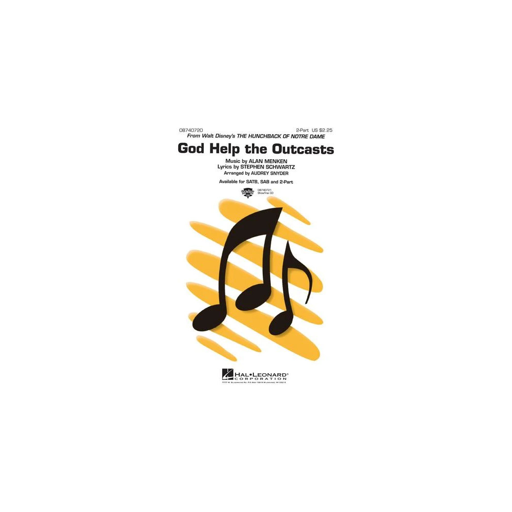 God Help The Outcasts (from The Hunchback Of Notre Dame) (arr. Audrey Snyder)