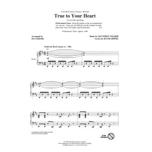 True To Your Heart (from Mulan) (arr. Ed Lojeski)