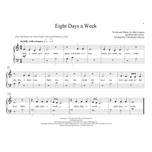 Eight Days A Week (arr. Christopher Hussey)
