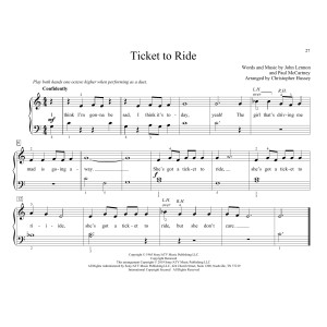 Ticket To Ride (arr. Christopher Hussey)