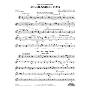 Two Movements from Lincolnshire Posy (arr. Michael Sweeney) - Pt.2 - Eb Alto Saxophone