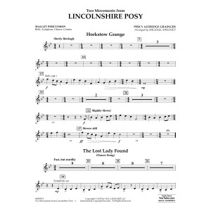 Two Movements from Lincolnshire Posy (arr. Michael Sweeney) - Mallet Percussion