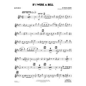 If I Were a Bell (arr. Sammy Nestico) - Alto Sax 2