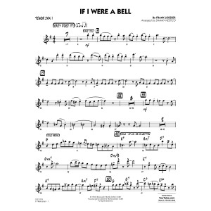 If I Were a Bell (arr. Sammy Nestico) - Tenor Sax 1