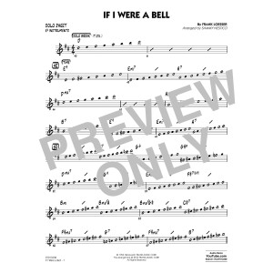 If I Were a Bell (arr. Sammy Nestico) - Eb Solo Sheet
