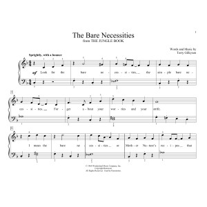 The Bare Necessities (from Disney's The Jungle Book) (arr. Christopher Hussey)