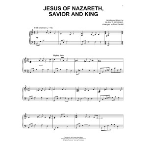 Jesus Of Nazareth, Savior And King (arr. Paul Cardall)