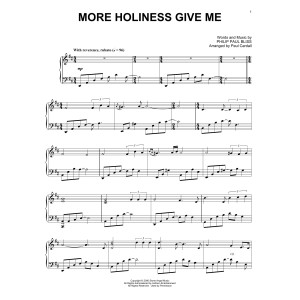 More Holiness Give Me (arr. Paul Cardall)
