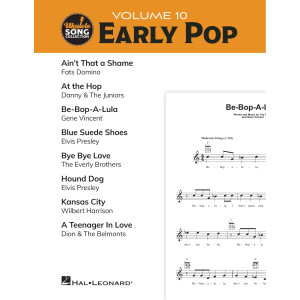 Ukulele Song Collection, Volume 10: Early Pop