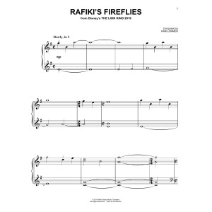 Rafiki's Fireflies (from The Lion King 2019)