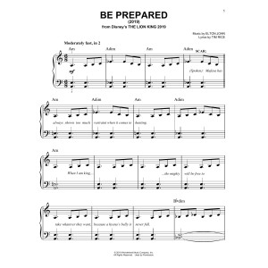 Be Prepared (from The Lion King 2019)