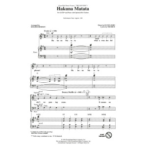 Hakuna Matata (from The Lion King) (arr. Roger Emerson)