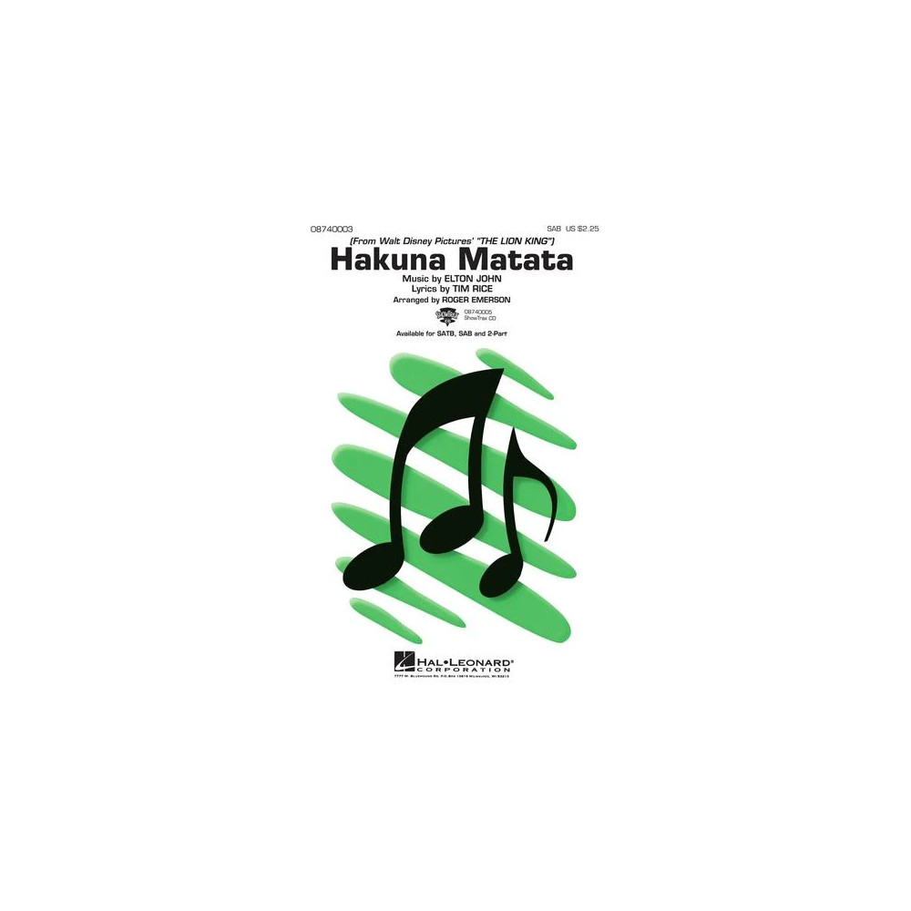 Hakuna Matata (from The Lion King) (arr. Roger Emerson)