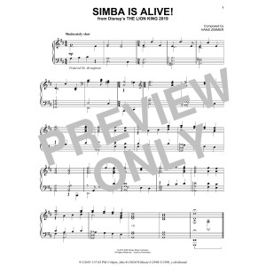Simba Is Alive! (from The Lion King 2019)