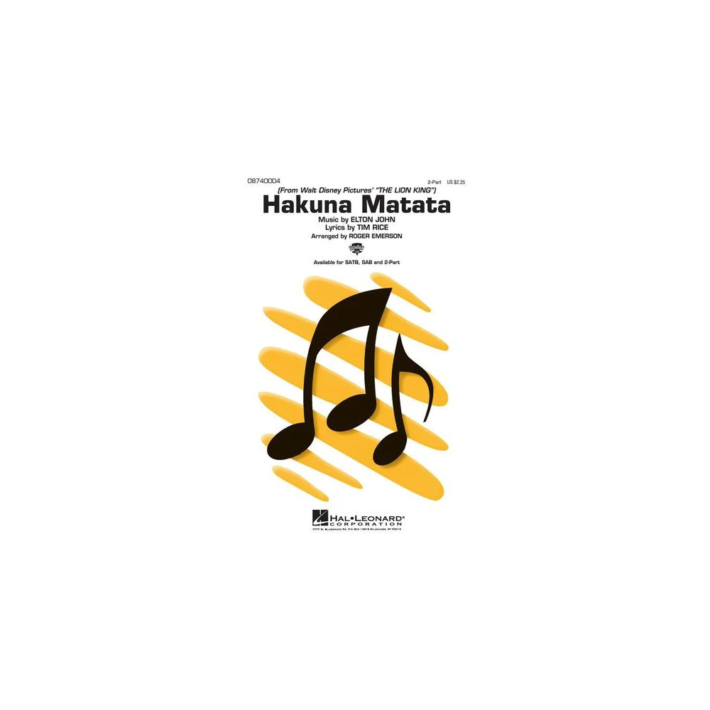 Hakuna Matata (from The Lion King) (arr. Roger Emerson)