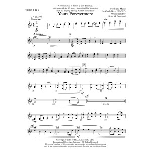 Yours Forevermore - Violin 1, 2