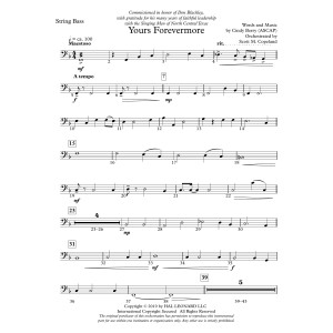 Yours Forevermore - String Bass