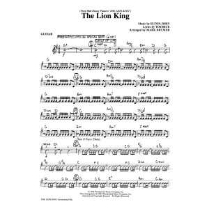The Lion King (Medley) (arr. Mark Brymer) - Guitar